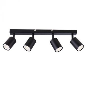 Eurolux S533B, S533W Urban Quadra Spotlight Black GU10 4x5w (Multiple Colours/Finishes)