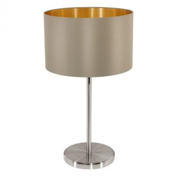 Eurolux T367TG Maserlo Fabric Taupe Gold