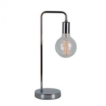 Eurolux T559 Brando Table Lamp Metal E14 Satin Chrome