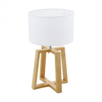 Eurolux T579 Chietino1 Table 60W E27 Wood/White White