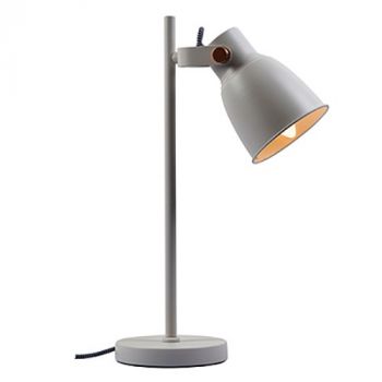 Eurolux T609GY Table Lamp Sand Grey and Red Copper