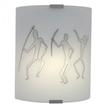 Eurolux W154 Wall Lamp Small Ethnic Opal White