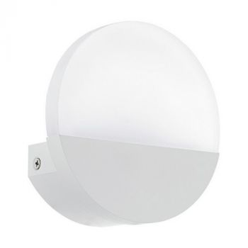 Eurolux W170W Metrass 1 Round Wall Light White