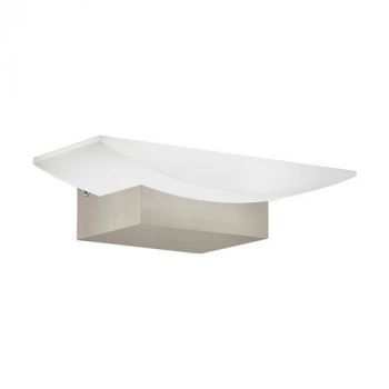 Eurolux W172SC Metrass Rectangle Wall Light Satin Chrome