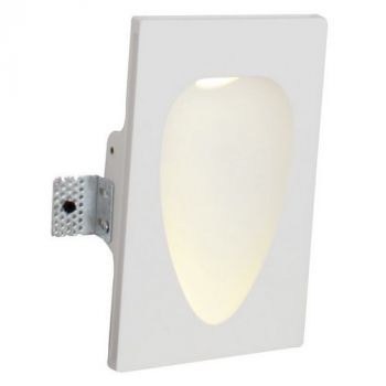 Eurolux W385 Recess Wall Light 300 X 165 X 55mm White
