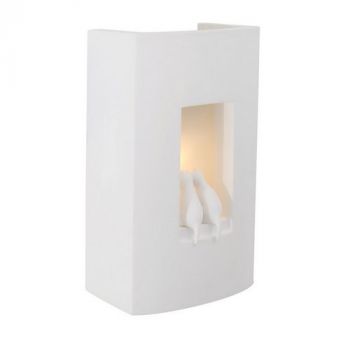 Eurolux W393 Kittens Wall Lamp 32.5 X 18 X 10cm White
