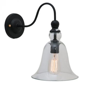 Eurolux W461 Vino Wall Light 210mm Excl 1x60w E27 Black