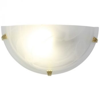 Eurolux W55ABR, W55ASC, W55AW Wall Lamp White-Alabaster Clips 1 x E27 60W (Multiple Colours/Finishes)