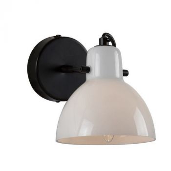 Eurolux W562B, W562CH, W562W Siena Wall Light With Opal Glass (Multiple Colours/Finishes)