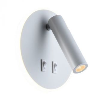 Eurolux W618W, W618B Metal LED 160mm Wall Light (Multiple Colours/Finishes)