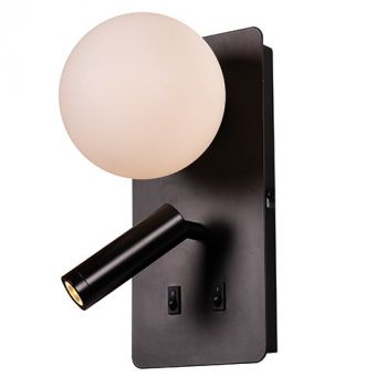 Eurolux W669 2L Wall Light G9 1X5W & 1X3W Led 3000K Black