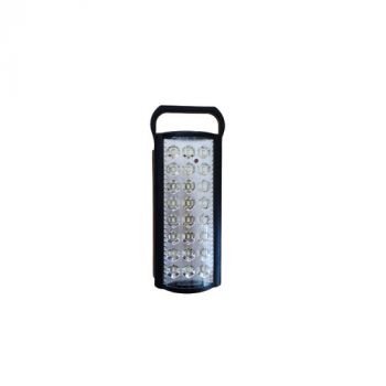 Forest Lighting GL6240 Kikuyu Rechargeable Emergency LED Lantern Black