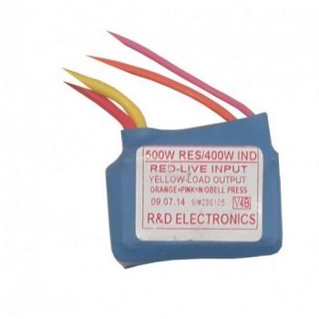 R and D Dimmer GL6DMBP500 Bell Press Dimmer Modules (Excluding Switch)