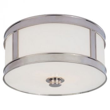 Hudson Valley WYN-5513-PN Patterson 2 Light Flush Mount Polished Nickel