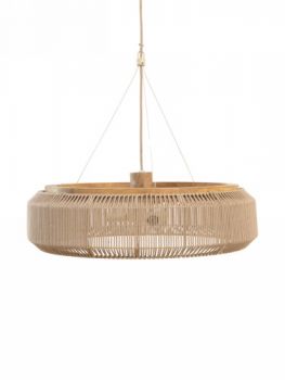 Hertex Haus ILU00721 Fortune Pendant in Natura Medium