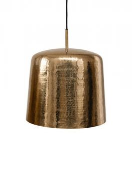 Hertex Haus ILU00742 Leguna Hammered Steel Medium Pendant in Antique