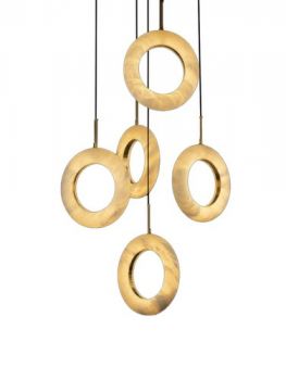 Hertex Haus ILU00788 Olympus 44W Multi Lights LED Pendant in Cloud