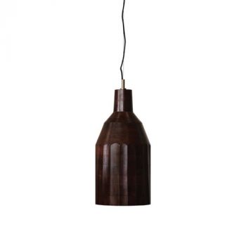 Hertex Haus ILU00847 Kwela Wood Large Pendant Bark