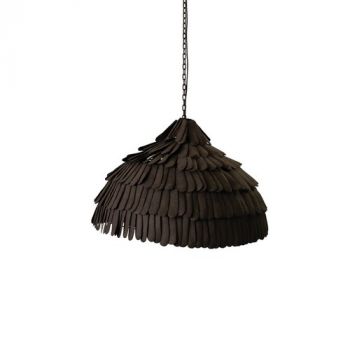 Hertex Haus ILU00934 Ophelia Medium Pendant in Coal