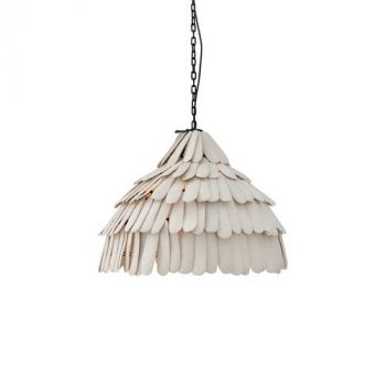 Hertex Haus ILU00836 Ophelia Medium locally crafted Pendant light in Bone