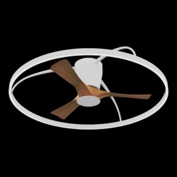 K Light 238-100-WH/LWD, 238-100-WH/WH, 238-100-BL/DWD, 238-100-BL/BL 100cm LED Ceiling Fan Light (Multiple Colours/Finishes)