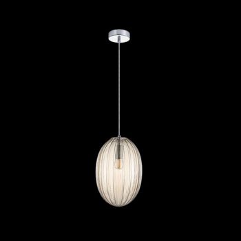 K Light A-KLCH-900-S/CG, A-KLCH-900-S/OP, A-KLCH-900-S/SM Marilyn Small Glass Pendant Chrome (Multiple Colours/Finishes)