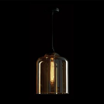 K Light CA-KLCH-001/AB, CA-KLCH-001/CL, CA-KLCH-001/SM Bell Jar Glass Pendant (Multiple Colours/Finishes)