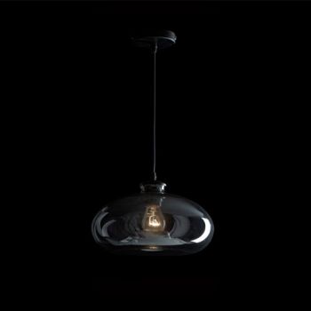 K Light WYN-CA-KLCH-005/SM Curl Glass Pendant Smoke