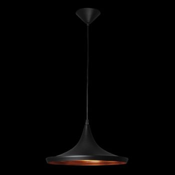 K Light CA-KLCH-1006/BL, CA-KLCH-1006/NS, CA-KLCH-1006/WH Conical Metal Pendant (Multiple Colours/Finishes)