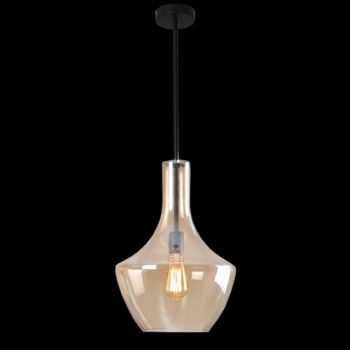 K Light CA-KLCH-336L/AB, CA-KLCH-336L/CL, CA-KLCH-336L/SM Large Vase Glass Pendant (Multiple Colours/Finishes)