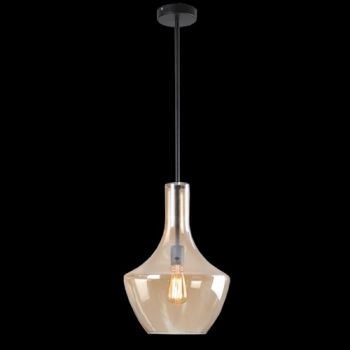 K Light CA-KLCH-336S/AB, CA-KLCH-336S/CL, CA-KLCH-336S/SM Small Vase Glass Pendant (Multiple Colours/Finishes)