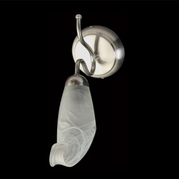 K Light CE-6366/H1 Large Single Lily Wall Light Satin