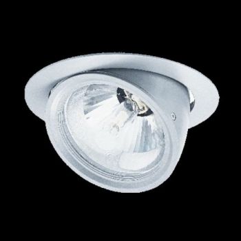 K Light WYN-DG-S431BF/SL G12 150W Tilt Round Metal Halide Spotlight Silver