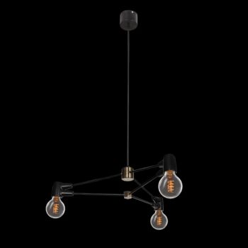 K Light WYN-KLCH-9209/3 Three Light Linear Pendant Black