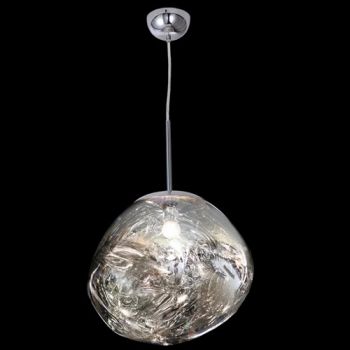 K Light DL-KLCH-9306/CH, DL-KLCH-9306/CO, DL-KLCH-9306/GD Large Molten Pendant (Multiple Colours/Finishes)