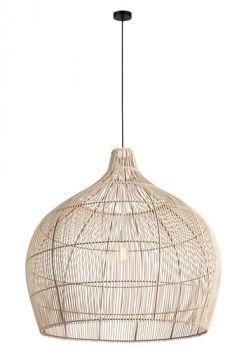 K Light E-KLCH-7150/100 230v 40W E27 Bamboo Pendant 100cm