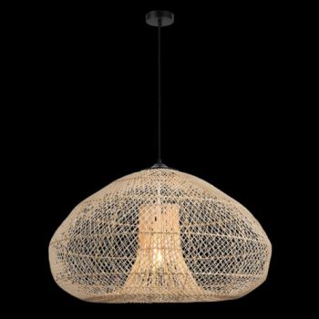K Light E-KLCH-7160 230v 40W E27 Rattan Pendant