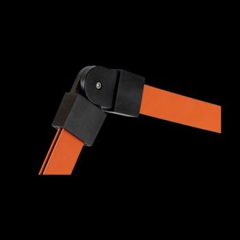 K Light ED-1807 Flex Track Adjustable Wall Connector Black