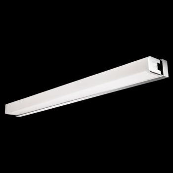 K Light F-MB-008/60 12W LED SMD Square Cover IP44 Bathroom Wall Light Chrome with Opal White Acrylic Diffuser