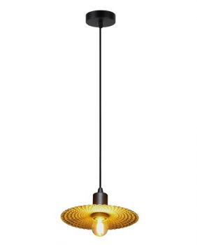 K Light G-KLCH-500/22 230v 40W E27 22cm Golden Nugget Pendant Gold