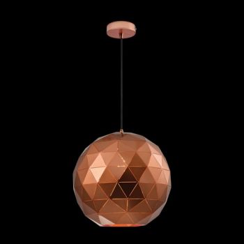 K Light WYN-KLCH-820-L/CO Large Laser Cut Metal Ball Pendant Copper