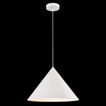 K Light G-KLCH-860-40/W, G-KLCH-860-40/B 230V 40W 40cm Metal Pinnacle Pendant (Multiple Colours/Finishes)
