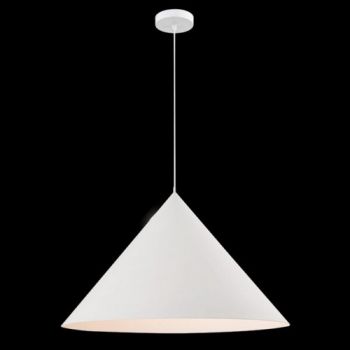 K Light G-KLCH-860-60/W, G-KLCH-860-60/B 230V 40W 60cm Metal Pinnacle Pendant (Multiple Colours/Finishes)