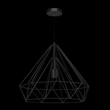 K Light G-KLCH81015L/BL, G-KLCH81015L/CH, G-KLCH81015L/CO Large Metal Prism Pendant (Multiple Colours/Finishes)
