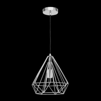 K Light WYN-G-KLCH81015M/CH Medium Metal Prism Pendant Chrome