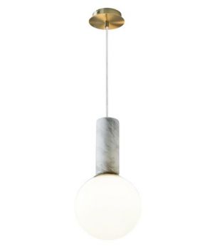 K Light GO-KLCH-830/WH, GO-KLCH-830/BL 230v G9 LED 5W Marble Pendant (Multiple Colours/Finishes)