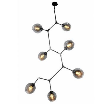 K Light GO-KLCH170-7/B, GO-KLCH170-7/SG 7 Light Molecule Vertical Pendant (Multiple Colours/Finishes)