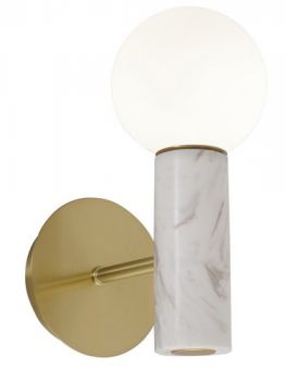 K-Light GO-KLW-830/WH, GO-KLW-830/BL 230v G9 5W LED Marble Wall Light (Multiple Colours/Finishes)