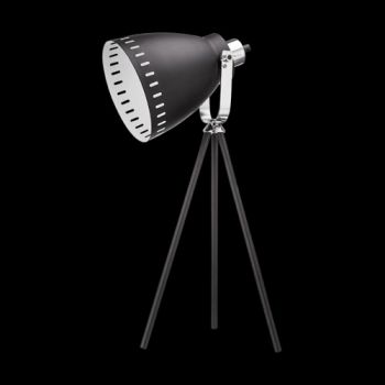 K Light H-KLT-210265/BL, H-KLT-210265/GR Tri Pod Desk Lamp in-line switch (Multiple Colours/Finishes)