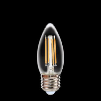 K Light HX-CB35-4W/WW 240V 4W E27 LED Filament Candle Bulb